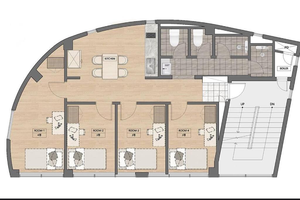 Hongdae, Sinchon, Mangwon, Entire 2nd Floor Apartment
